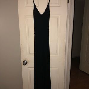 Black Maxi Dress w/waist tie Size Small